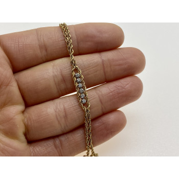 Sky Jewelry Золотой браслет бриллианты с интересной застежкой