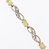 Sky Jewelry Серебряный браслет с опалом и бриллиантом