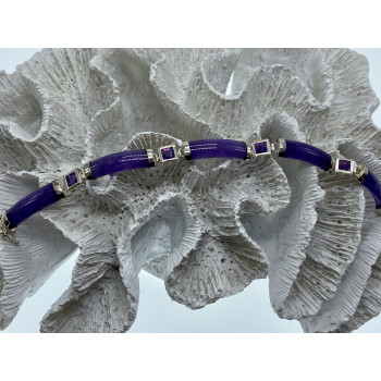 Sky Jewelry Серебряный браслет с турмалином  Обворожительно