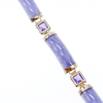 Sky Jewelry Серебряный браслет с турмалином  Обворожительно