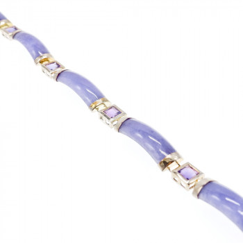 Sky Jewelry Серебряный браслет с турмалином  Обворожительно