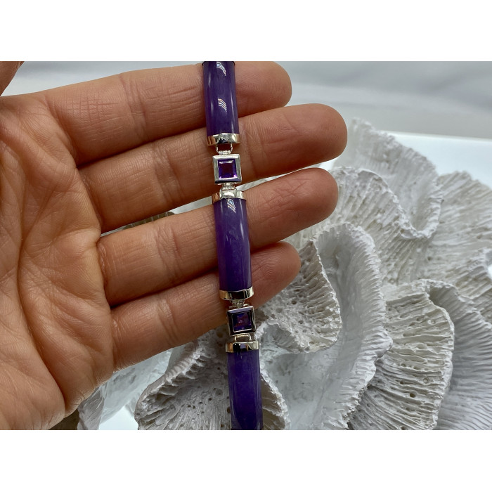 Sky Jewelry Серебряный браслет с турмалином  Обворожительно