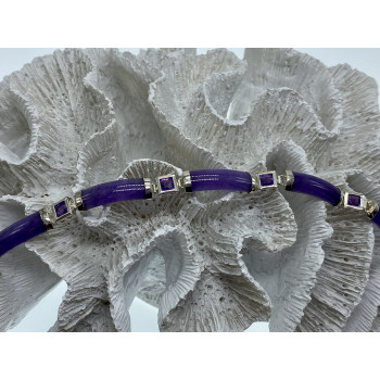 Sky Jewelry Серебряный браслет с турмалином  Обворожительно