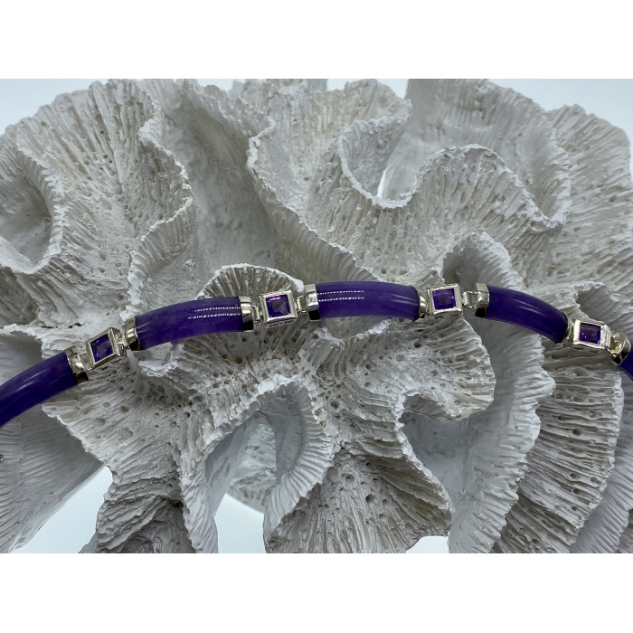 Sky Jewelry Серебряный браслет с турмалином  Обворожительно