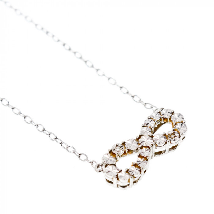 Sky Jewelry Серебряное ожерелье  Бесконечность