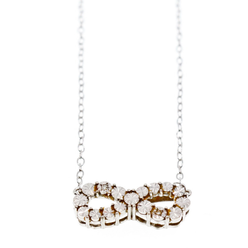 Sky Jewelry Серебряное ожерелье  Бесконечность