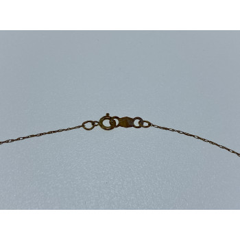 Sky Jewelry Золотая цепочка с кулоном аметист и бриллиант  Сердце