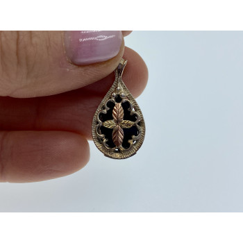 Sky Jewelry Двусторонний серебряный кулон с нефритом