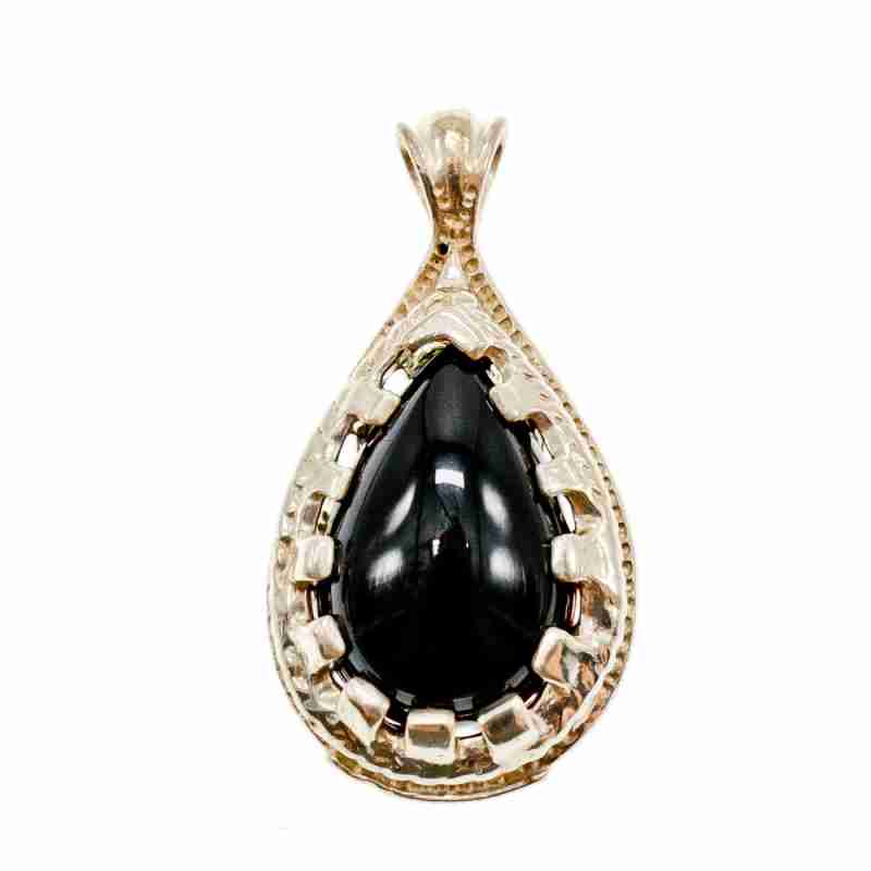 Sky Jewelry Двусторонний серебряный кулон с нефритом