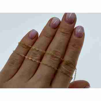 Sky Jewelry Серебряная цепочка в позолоте Италия