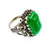 Sky Jewelry Винтажное серебряное кольцо с камнем яшма