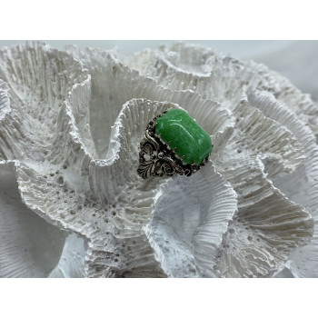 Sky Jewelry Винтажное серебряное кольцо с камнем яшма