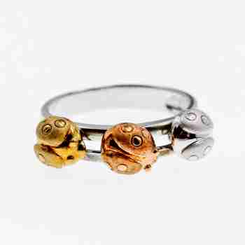 Sky Jewelry Cеребряное кольцо  Божья Коровка