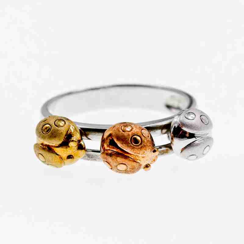 Sky Jewelry Cеребряное кольцо  Божья Коровка