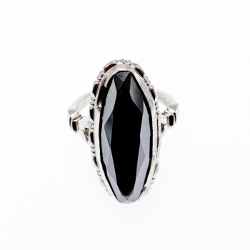 Sky Jewelry Серебряное кольцо с гематитом