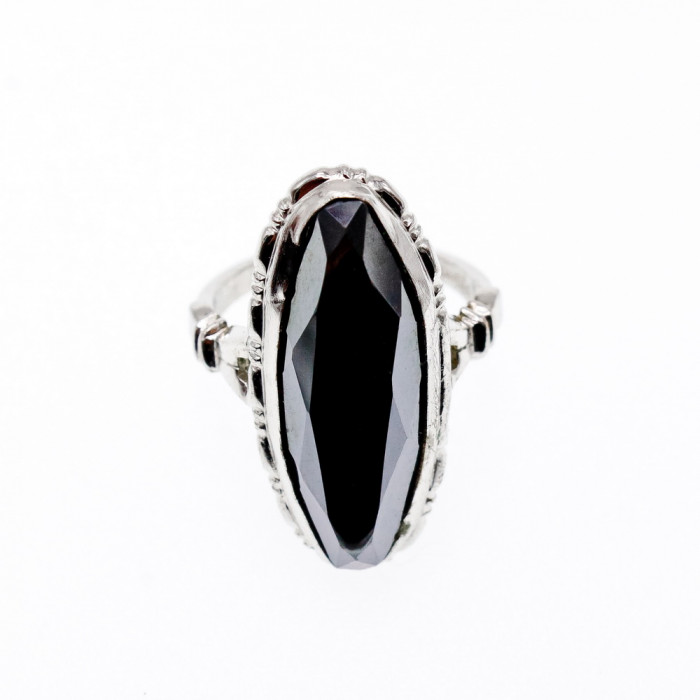 Sky Jewelry Серебряное кольцо с гематитом