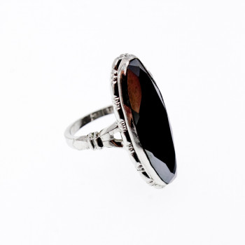 Sky Jewelry Серебряное кольцо с гематитом