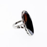 Sky Jewelry Серебряное кольцо с гематитом