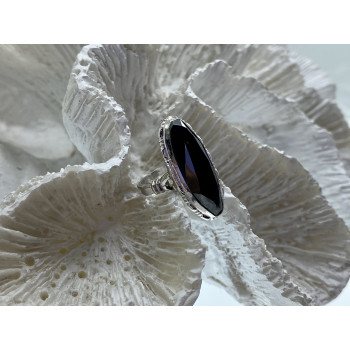 Sky Jewelry Серебряное кольцо с гематитом