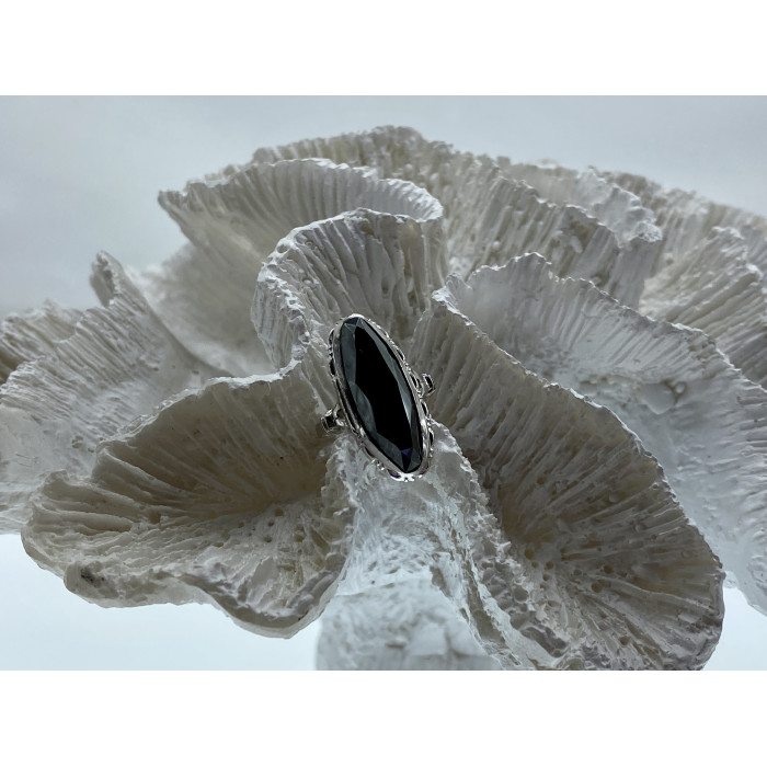 Sky Jewelry Серебряное кольцо с гематитом