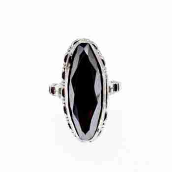 Sky Jewelry Серебряное кольцо с гематитом