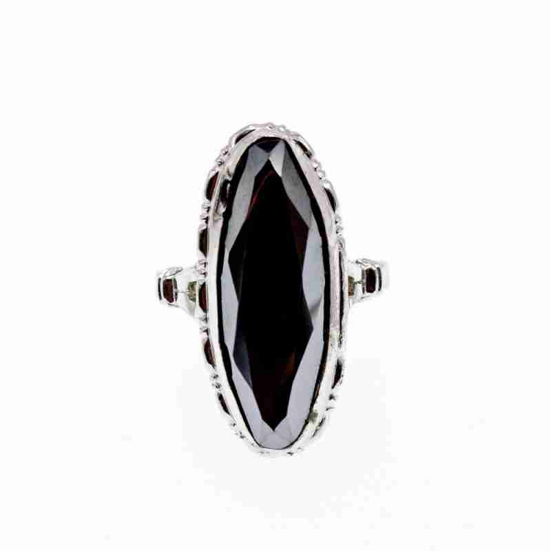 Sky Jewelry Серебряное кольцо с гематитом