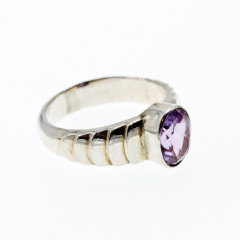 Sky Jewelry Серебряное кольцо с аметистом  Мечта