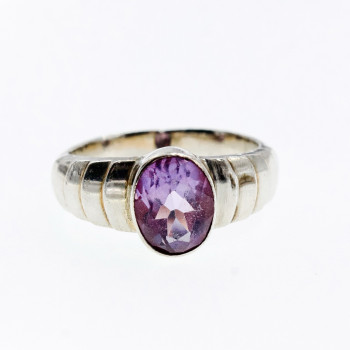 Sky Jewelry Серебряное кольцо с аметистом  Мечта