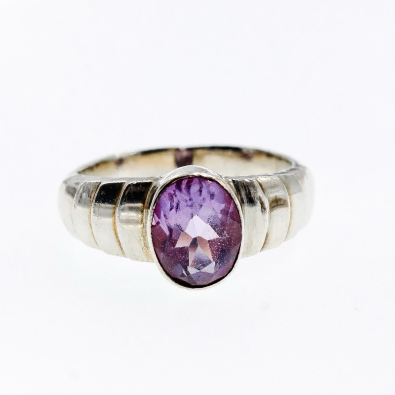 Sky Jewelry Серебряное кольцо с аметистом  Мечта
