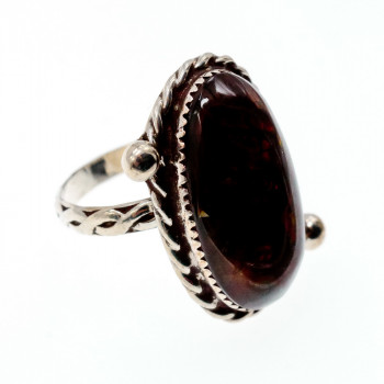 Sky Jewelry Винтажное серебряное кольцо с камнем яшма  Уникальность