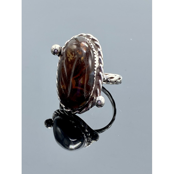 Sky Jewelry Винтажное серебряное кольцо с камнем яшма  Уникальность