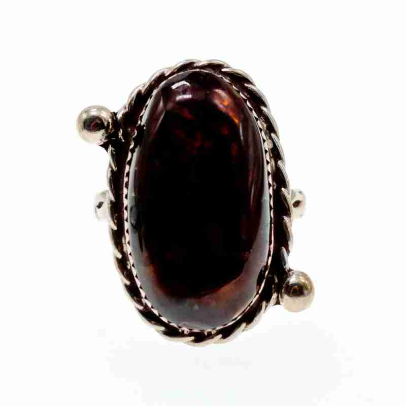Sky Jewelry Винтажное серебряное кольцо с камнем яшма  Уникальность