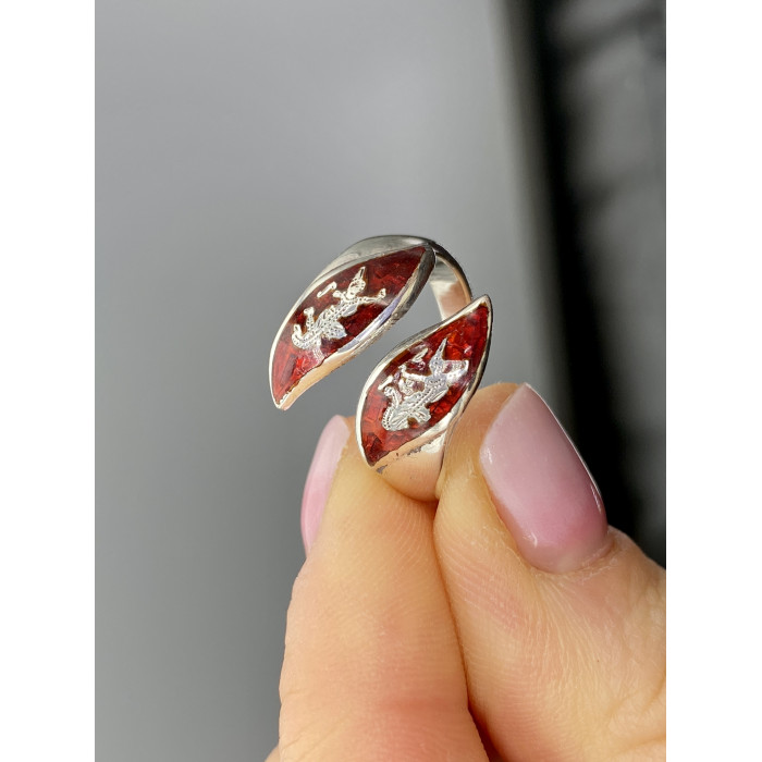 Sky Jewelry Серебряное кольцо  Сиамское серебро