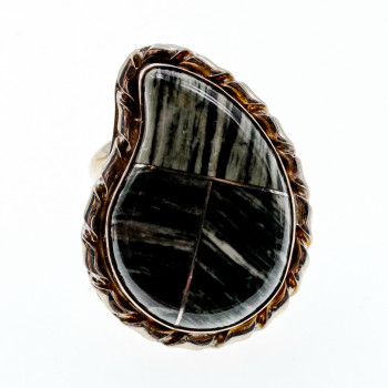 Sky Jewelry Серебряное кольцо с камнем яшма