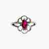 Sky Jewelry Серебряное кольцо с альмандином  Нежность
