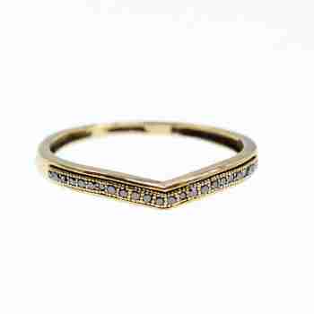 Sky Jewelry Золотое кольцо с черными бриллиантами