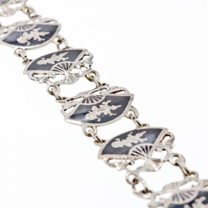 Sky Jewelry Браслет Sterling сиамское серебро