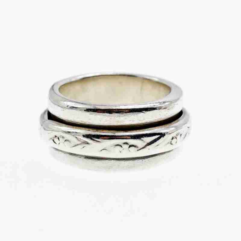 Sky Jewelry Серебряное кольцо спиннер