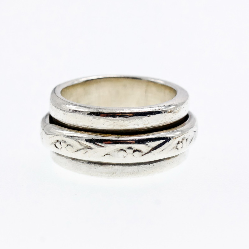 Sky Jewelry Серебряное кольцо спиннер