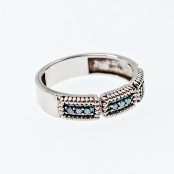 Sky Jewelry Серебряное кольцо с камнями шпинель   Элегантность