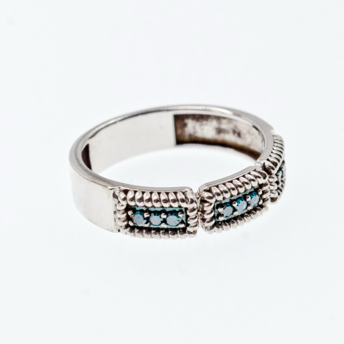 Sky Jewelry Серебряное кольцо с камнями шпинель   Элегантность