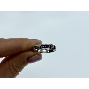 Sky Jewelry Серебряное кольцо с камнями шпинель   Элегантность