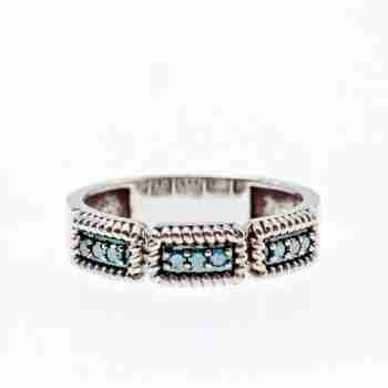 Sky Jewelry Серебряное кольцо с камнями шпинель   Элегантность