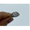 Sky Jewelry Серебряное кольцо с фианитом  Ажур