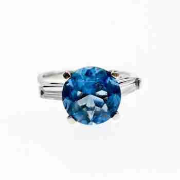 Sky Jewelry Серебряное кольцо с топазом и кварцем  Волшебство