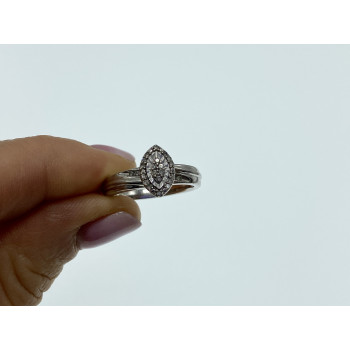 Sky Jewelry Серебряное кольцо с сапфирами  Бесконечное сияние