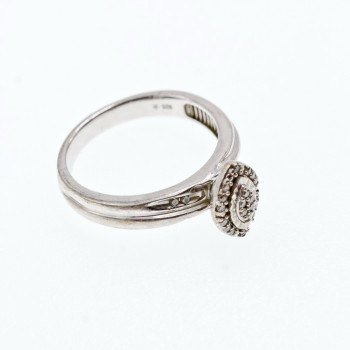 Sky Jewelry Серебряное кольцо с сапфирами  Бесконечное сияние