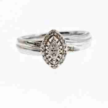 Sky Jewelry Серебряное кольцо с сапфирами  Бесконечное сияние