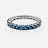 Sky Jewelry Серебряное кольцо с аквамаринами   Волна
