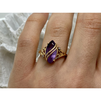 Sky Jewelry Золотое кольцо с турмалином и бриллиантами   Дизайн